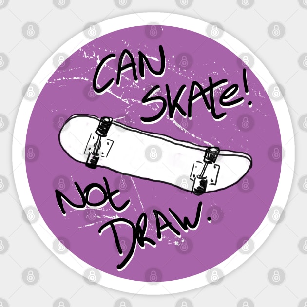 Can skate not draw dot#5 Sticker by graphicmagic